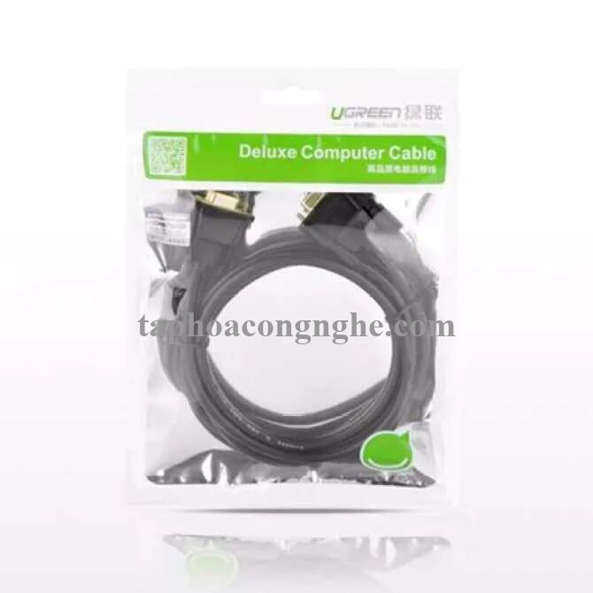 Ugreen 20152 5M màu Đen Cáp tín hiệu nối dài COM RS232 2 đầu âm cao cấp DB101 30020152